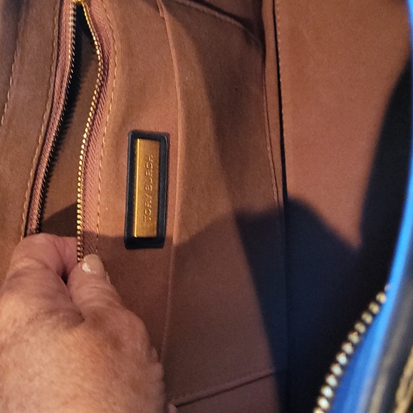 Tory burch hp  gorgeous tote blue 💙 gorgeous gorgeous small tote bag new - Picture 4 of 10